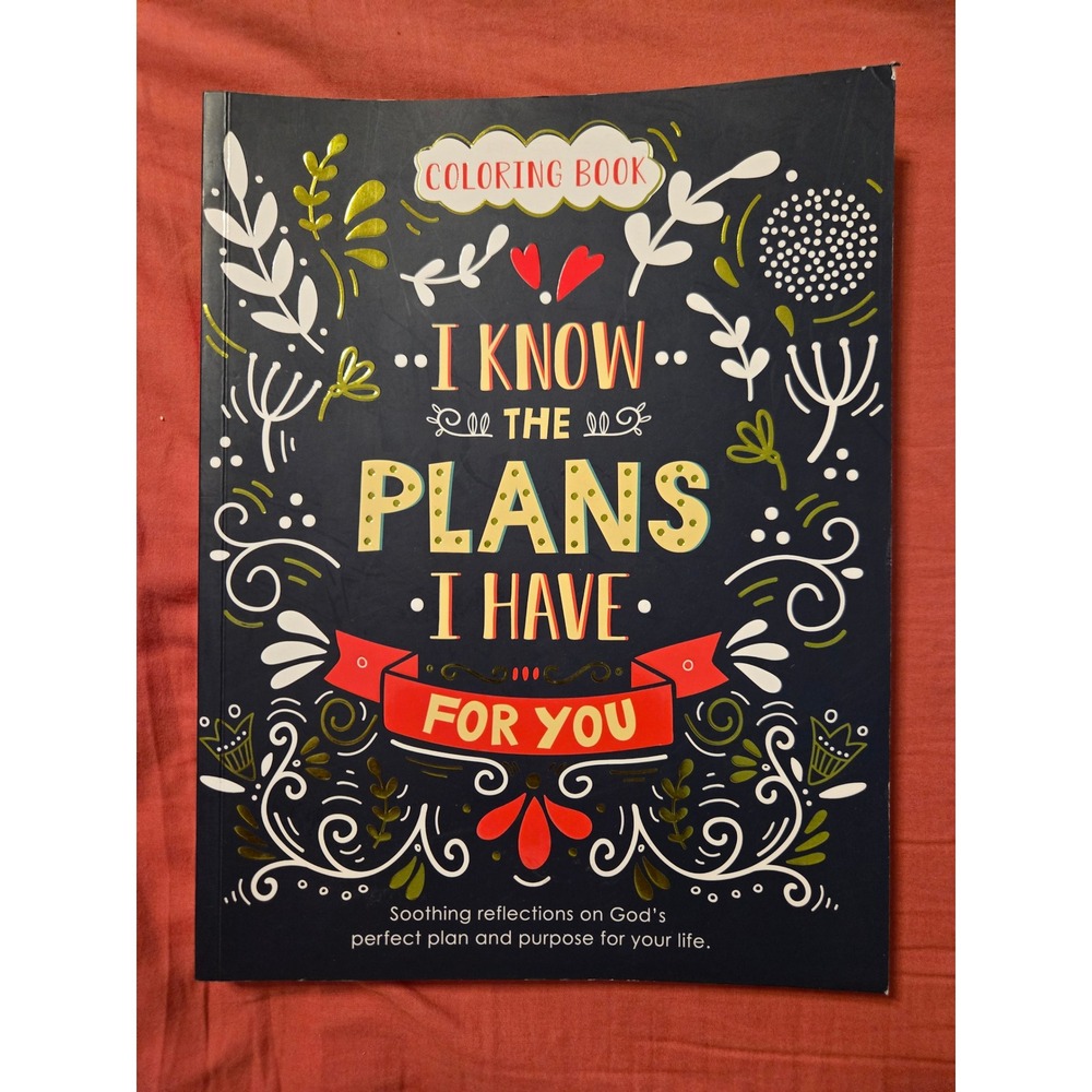 Christian Art Publishers I Know The Plans I Have For You Coloring Book 2020